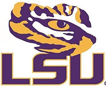 Lousisiana Logo - inch LSU Tiger Eye Decal Louisiana State University