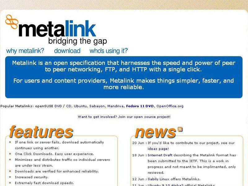 Metalink Logo - How Metalink gives you faster downloads