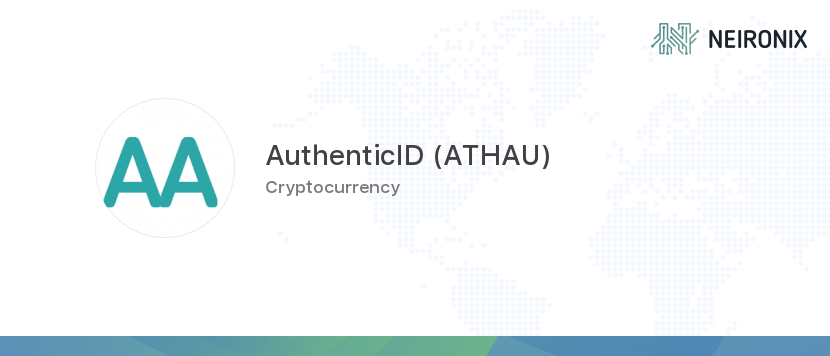 Authenticid Logo - AuthenticID price - 1 ATHAU to usd value history chart - how much is ...