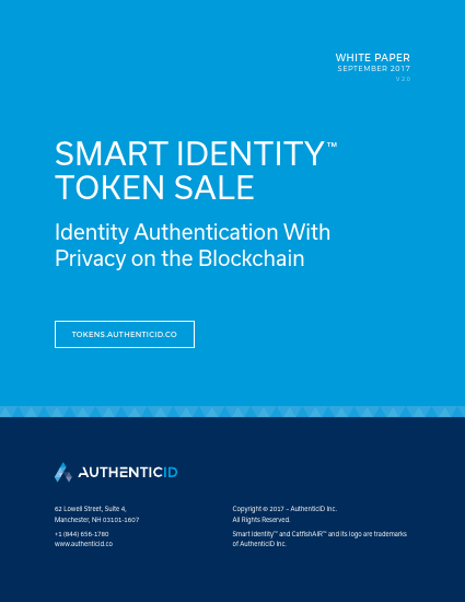 Authenticid Logo - AuthenticID ATHAU ICO crowdsale price rating, token, roi