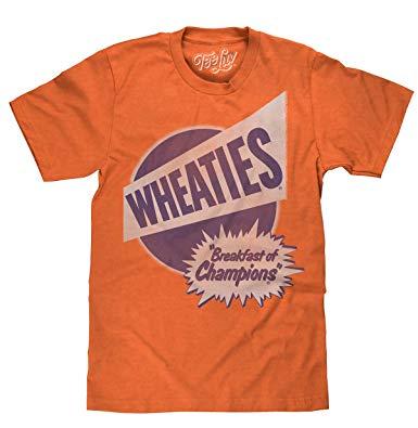 Wheaties Logo - Tee Luv Wheaties T-Shirt - Wheaties Cereal Breakfast of Champions Shirt