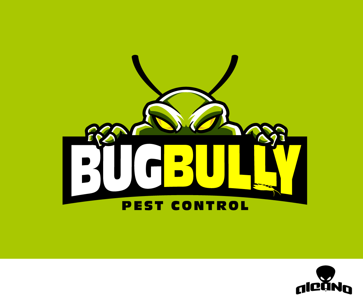 Bugs Logo - Pest Control Company | Logo Designs by aleano | Green pest control ...