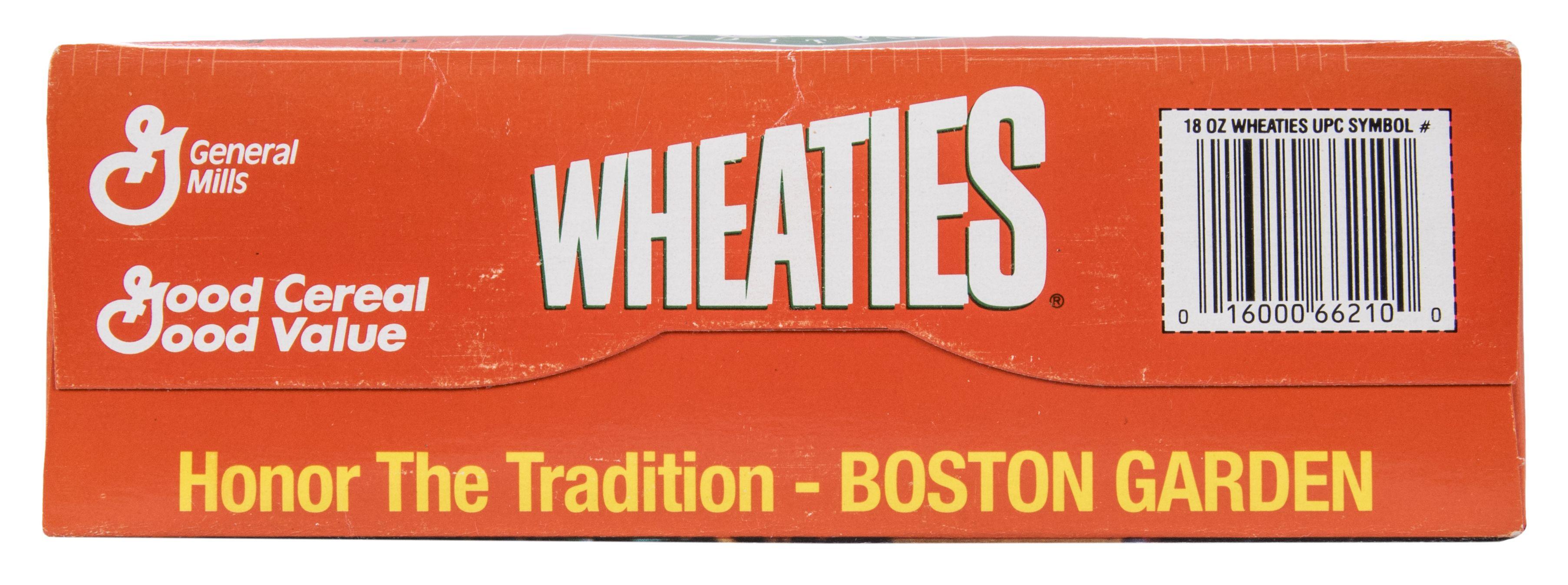 Wheaties Logo - Lot Detail Auerbach Autographed Wheaties Boston Celtics