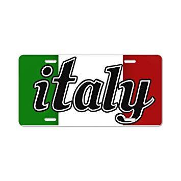Kto Logo - Amazon.com: CafePress - Italy Logo Aluminum License Plate - Aluminum ...