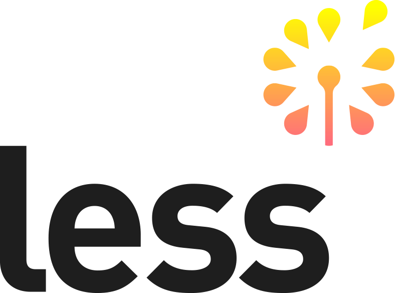 Less Logo - LESS Logo Grey transparent PNG