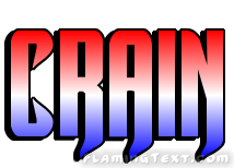 Crain Logo - United States of America Logo. Free Logo Design Tool from Flaming Text