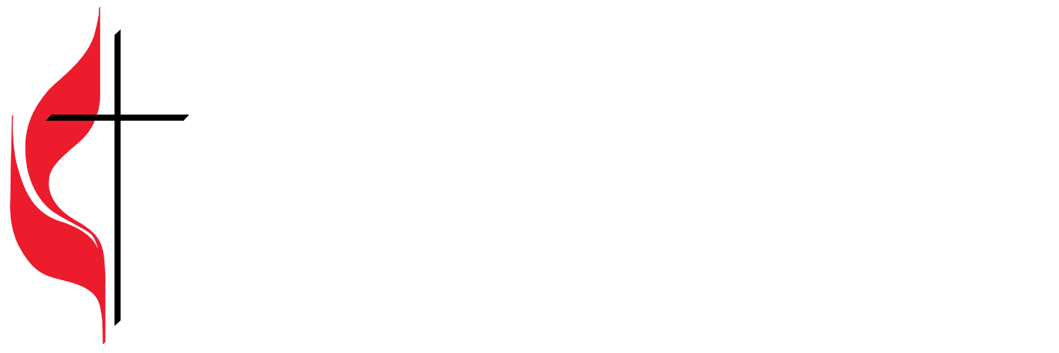 Methodist Logo - Script Logo II White Font Transparent