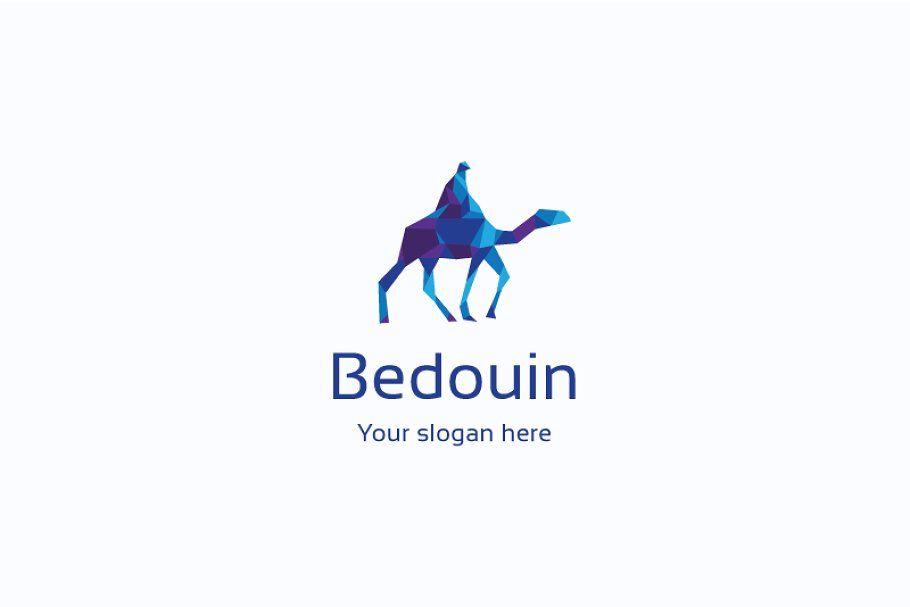 Camel Logo - Bedouin on camel logo