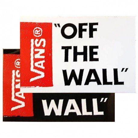 Vanz Logo - Buy Vans Logo Sticker at the longboard shop in The Hague, Netherlands