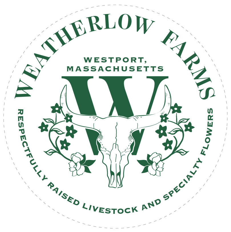 Farms Logo - Weatherlow Farms – Respectfully raised livestock & specialty flowers