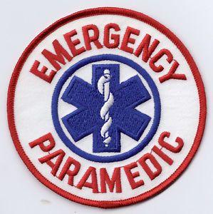 Paramedic Logo - Details about EMERGENCY PARAMEDIC - LOGO - IRON ON PATCH