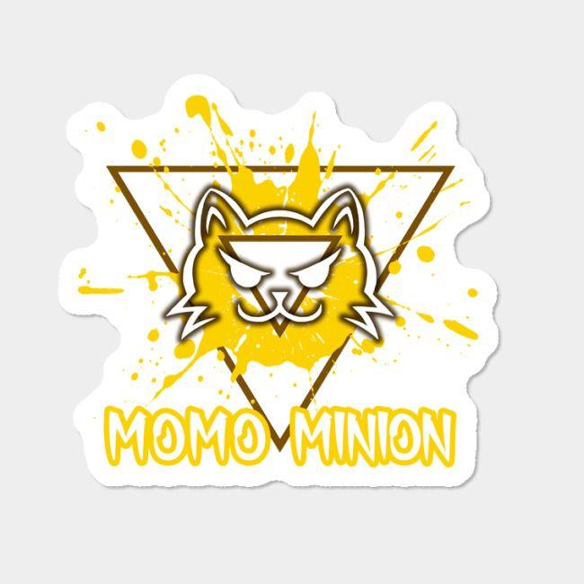 Minion Logo - Yellow Momo Minion Logo Sticker By MomoMischief Design By Humans