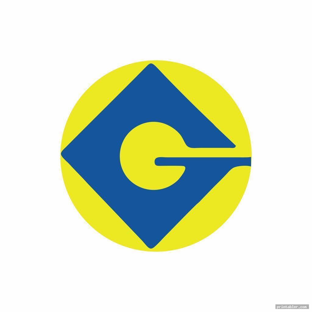Minion Logo - G Minion Logo Printable - Printabler.com