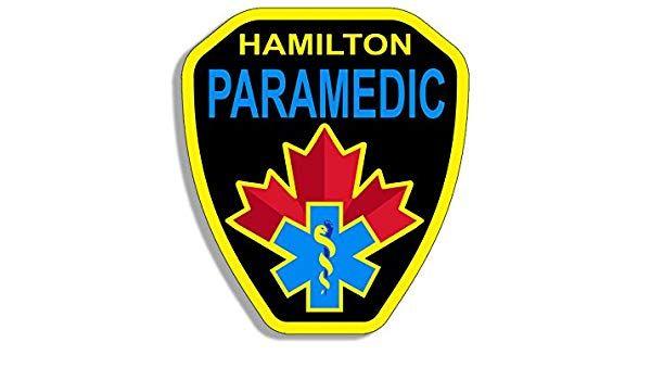 Paramedic Logo - American Vinyl Hamilton Paramedic Logo Sticker