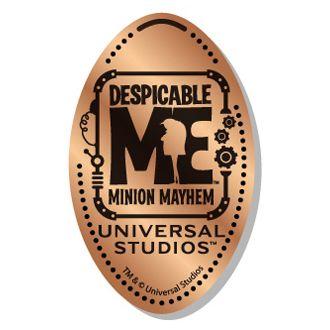 Minion Logo - Universal Pressed Penny - Despicable Me - Minion Mayhem Logo