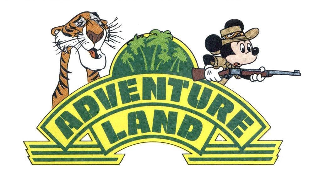 Adventureland Logo - Adventureland logo from the 1988 Disneyland Guidebook | Flickr