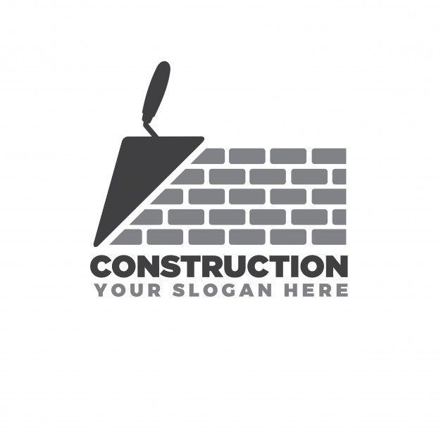 Bricklayer Logo - Home construction logo Vector | Premium Download