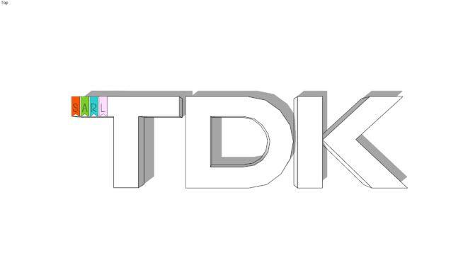 TDK Logo - LOGO TDK | 3D Warehouse