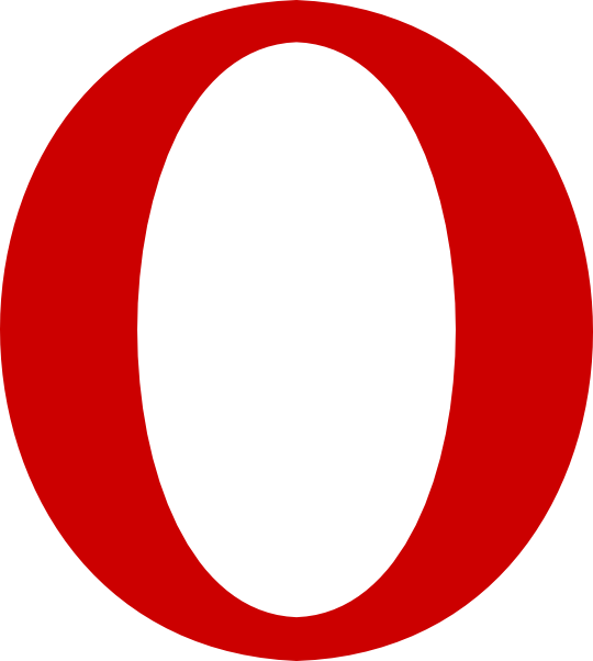 Big Red O Logo - Red Serif O Letter Clip Art clip art online