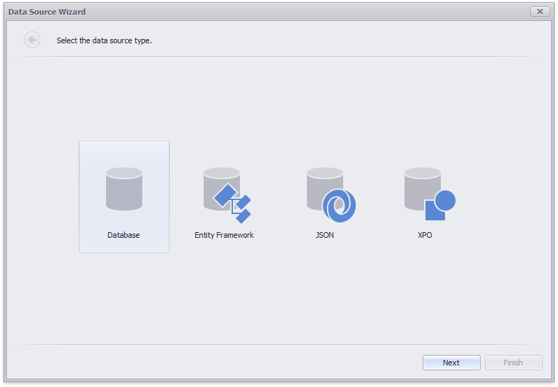 Data-Source Logo - Remove Data Source Types from the Report Wizard. Reporting