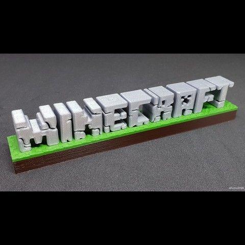 Micraft Logo - Minecraft 3D logo