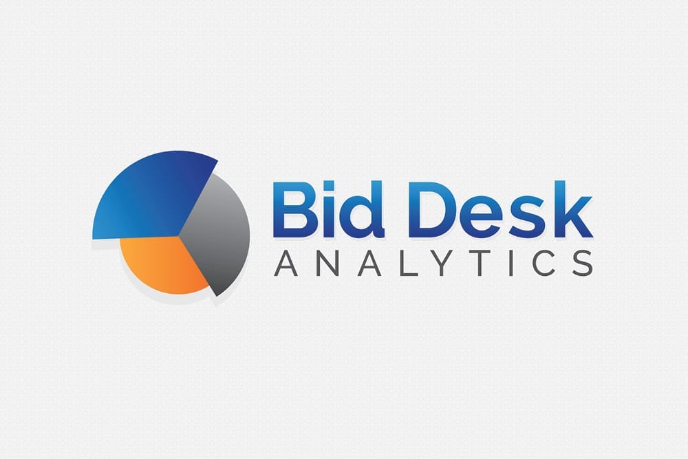 Desk Logo - Bid Desk Analytics Logo Design - Doohickey Creative