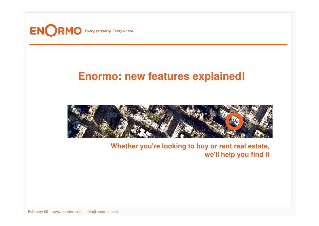 Enormo Logo - New Enormo features: Maximize your listings' visibility!