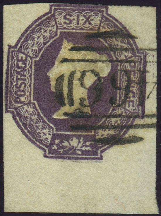 Enormo Logo - Details about SG 60 6d Purple (Embossed). Magnificent lower marginal copy  with good to enormo