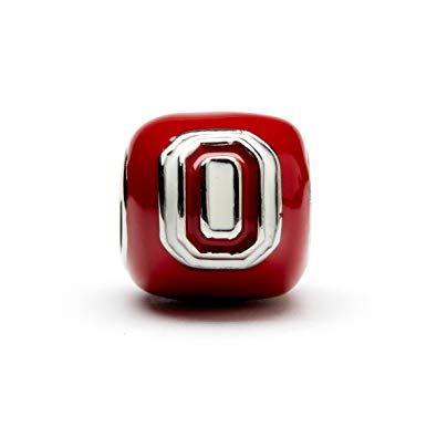 Big Red O Logo - OSU Buckeyes 3-D Block O logo Bead Charm - SCARLET- Fits Pandora ...