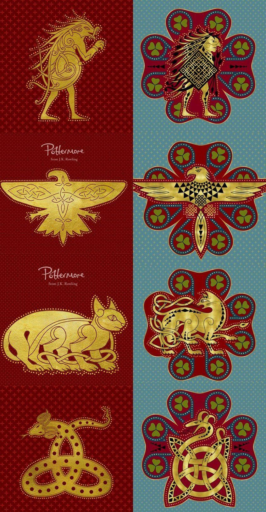 Pottermore Logo - Pottermore New Ilvermorny House Logos. Harry Potter. Harry