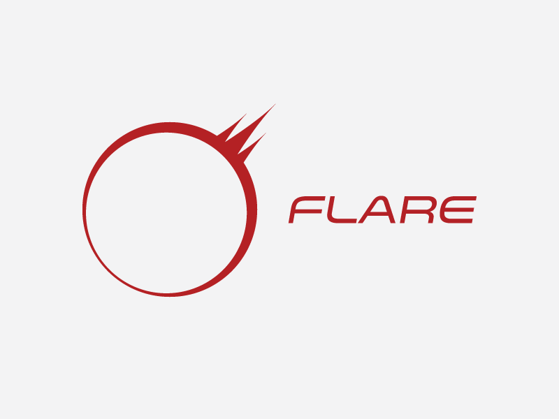 Flare Logo - Flare Logo Design by Robert McMann / Braeson Media on Dribbble