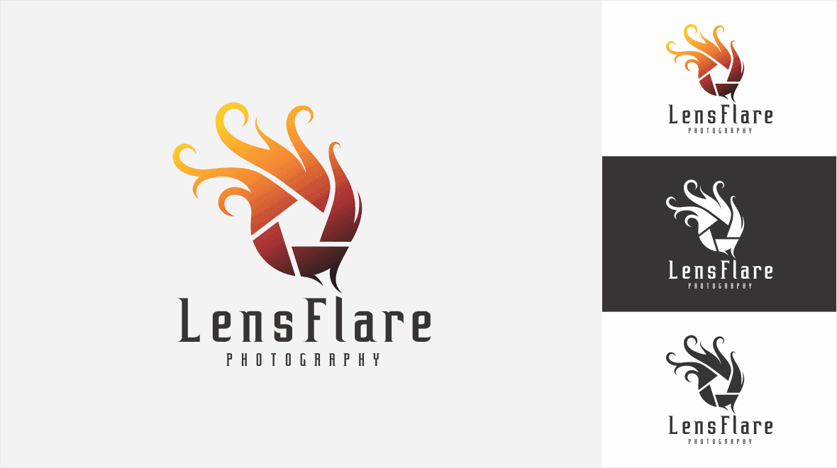 Flare Logo - Lens - Flare Photography Logo - Logos & Graphics