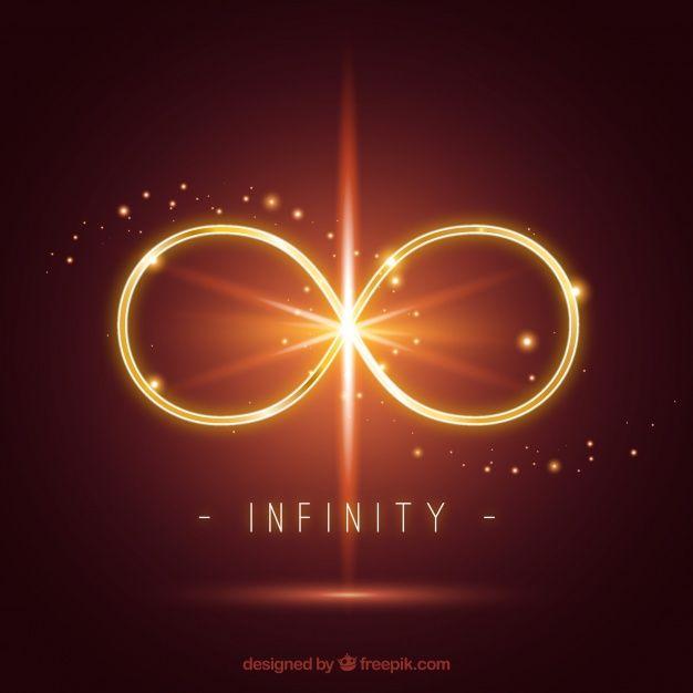 Flare Logo - Infinity symbol with lens flare effect Vector | Free Download