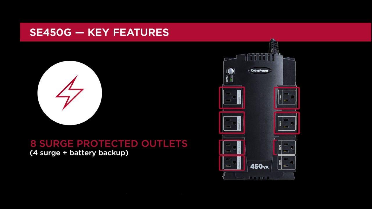 CyberPower Logo - SE450G Battery Backup UPS | Video Library | CyberPower