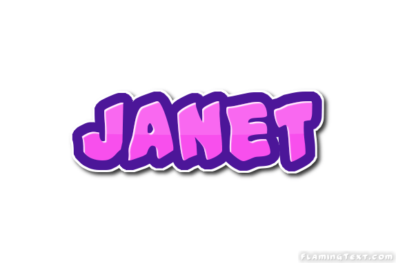 Janet Logo - Janet Logo. Free Name Design Tool from Flaming Text