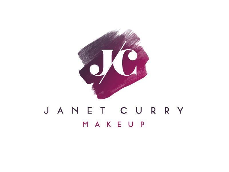 Janet Logo - Modern, Feminine, Fashion Logo Design for Janet Curry Makeup