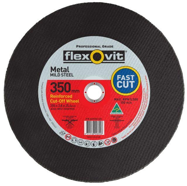 Flexovit Logo - Flexovit Metal Cut-Off Wheel 356x3 8x25 4 - Home Timber & Hardware