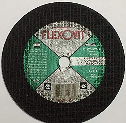 Flexovit Logo - Flexovit L2311 Circular Saw Cutoff Wheel 7 X 1/8 X 5/8 - Centerless ...