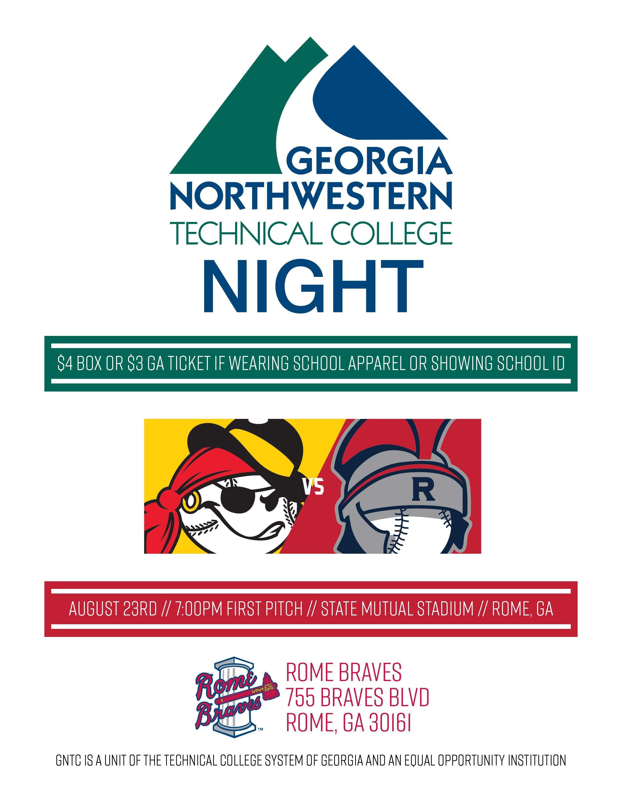 GNTC Logo - It's Georgia Northwestern Technical College Night at State Mutual ...