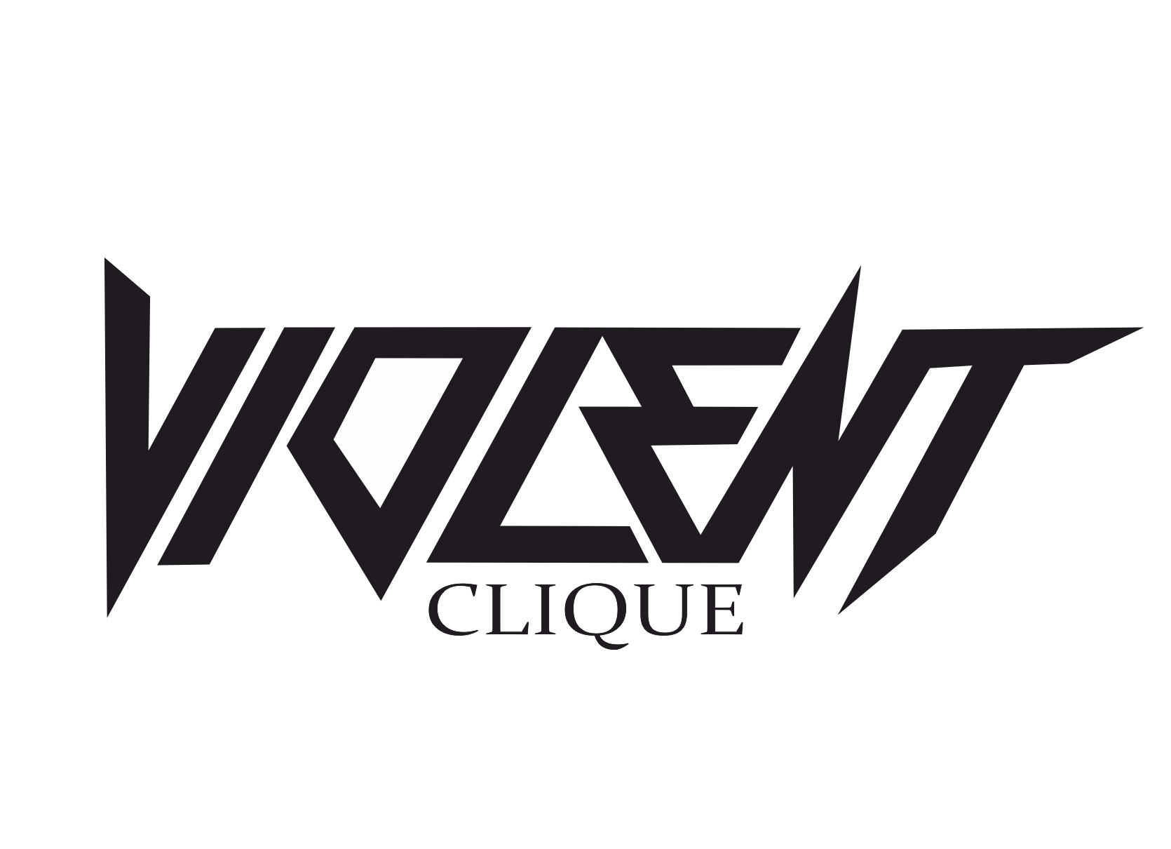 Clique Logo - Violent Clique Sticker Vector Free Vector cdr Download - 3axis.co