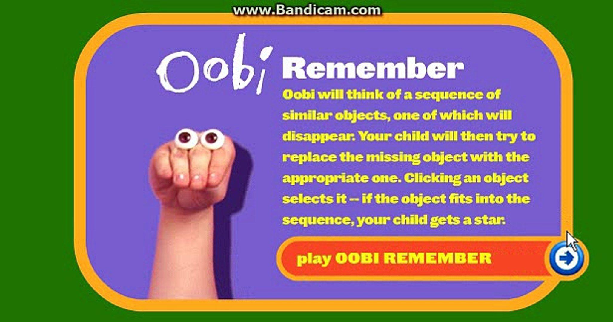 Oobi Logo - Oobi Games Part 2
