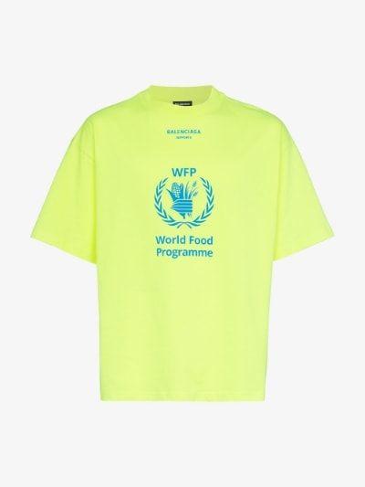 WFP Logo - Balenciaga WFP logo print t-shirt | Browns