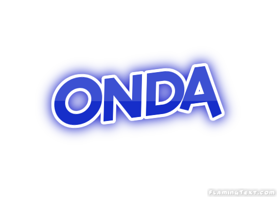 Onda Logo - United States of America Logo. Free Logo Design Tool from Flaming Text