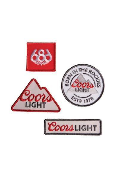 686 Logo - Coors Light Patch Pack