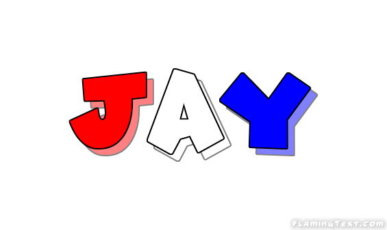 Jay Logo - United States of America Logo. Free Logo Design Tool from Flaming Text