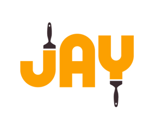 Jay Logo - Jay Painting logo simple | DEEEES!GN | Painting logo, Logos design ...