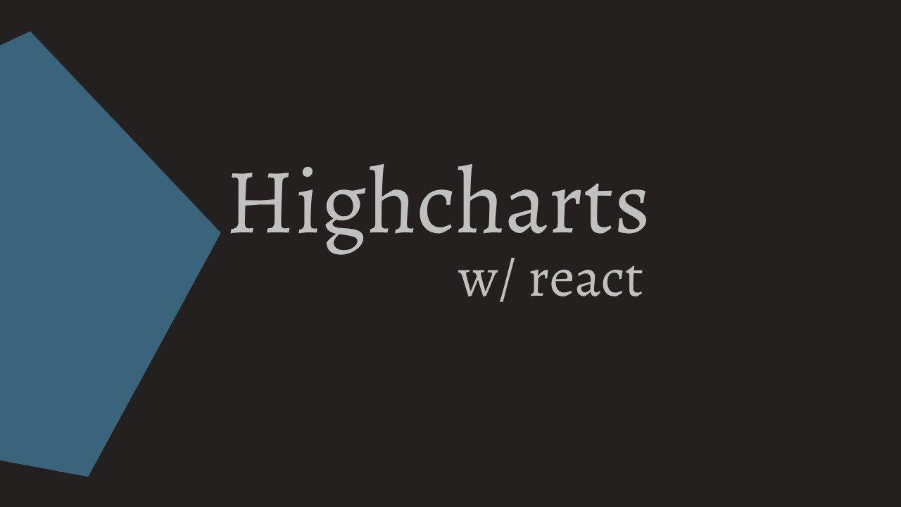 Highcharts Logo - Highcharts - w/React