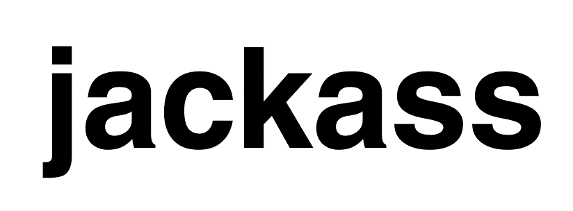 Jackass Logo - Jackass Font