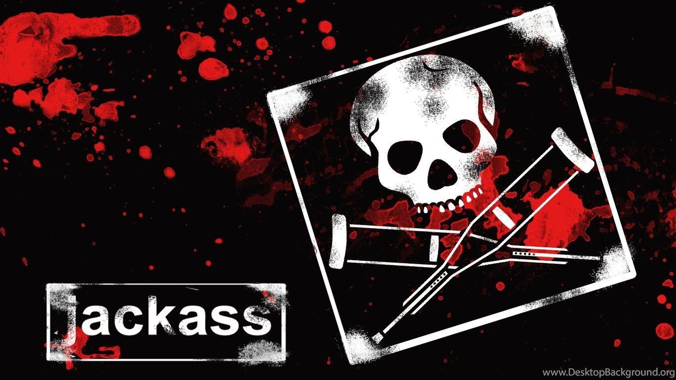 Jackass Logo - Wallpapers Hitler Logo Jackass 1366x768 Desktop Background