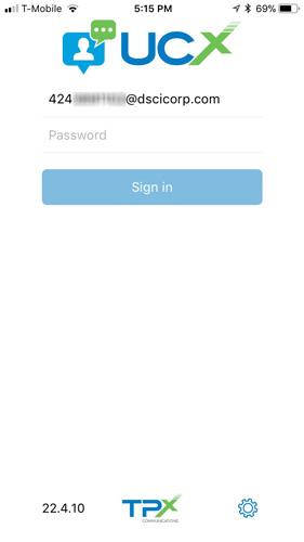 UCX Logo - Login to UCx for iPhone and iPad - TPx Support Center